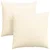 Jastučići za sofu 2 pcs Krema 80 x 80 cm Kordura tekstil