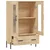 Visoka komoda boja hrasta 69,5 x 31 x 115 cm konstruirano drvo