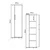 Hanah Home Ormar Flora 47, Hrast