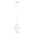 Paulmann 79767 - LED 1xE27/8W luster na sajli LAVEA 230V bela