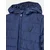 Guess Puhovke HOODED LS PADDED PUFFER W ZIP Modra