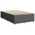 Vidaxl Box spring postelja z vzmetnico temno siva 120x200 cm blago