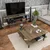 HANAH HOME TV polica Akya Walnut Black