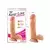 Dildo Cute, Sa vakum postoljem, 17cm, Boja kože