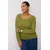 Trendyol Curve Ženska bluza Tbbaw26Af00030, Kaki