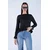 Trend Alacati Stili Ženska bluza Alc-X15156, Crna