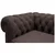 Landscape CHESTERFIELD ZOFA, temno rjava tekstil