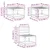 Set vanjskih sofa 6 pcs Bijela 59 x 59 x 37 cm
