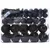 Set Božićnih Ukrasnih Kuglica 61 pcs Crna Plastika