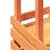 Vidaxl vidaXL Vrtna barska miza s streho rjava 112,5x57x195,5 cm