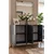 Hanah Home komoda Nota 120, 120 cm, antracit / zlatna