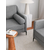 Atelier del Sofa Fotelja Nordi 80x82x93cm Siva