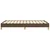 Vidaxl Posteljni okvir brez vzmetnice temno rjav 120x200 cm blago