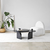 Hanah Home Klub sto Melted, 105x35x65 cm, Crni