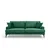 Atelier del Sofa Trosed Papira 90x88x205cm Zeleni