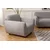 ATELIER DEL SOFA Fotelja Eddy Light Grey