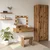 Vidaxl Toaletna mizica Rjava 83 x 40 x 70 cm Konstruiran les