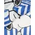 CODELLO Šal Snoopy modra/črna/bela