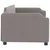 Vidaxl Raztegljiva postelja taupe 90x200 cm blago