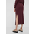 Suknja Lauren Ralph Lauren boja: bordo, midi, pencil