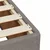 Vidaxl Box spring postelja z vzmetnico taupe 140x200 cm blago