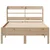 shumee vidaXL Posteljni okvir brez vzmetnice 75x190 cm masiven borov les