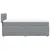 Vidaxl Box spring postelja z vzmetnico svetlo siva 80x200 cm blago