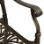 3-dijelni bistro set od lijevanog aluminija brončani