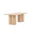 Venture Design Jedilna miza Olivia 100x210 cm naravna