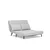 Atelier del Sofa Dvosed na razvlačenje Folde 2 Sivi