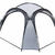 Sivi vrtni gazebo 3,5x3,5 m