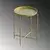 Hanah Home Klub sto 46x56x46cm Zlatni