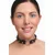Master Series Spiked Heart Choker Black