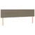 Greatstore Box spring postelja z vzmetnico taupe 180x200 cm blago