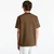 Majice FRED PERRY Fine Stripe Heavyweight Tshirt Dark Caramel S