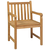 Vrtni blagovaonski set od 7 dijelova 150 x 90 cm masivno tikovino drvo