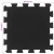 Gumene podne pločice 16 kom crne 16 mm 30 x 30 cm