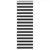 Zavjesa zebra crna 90x230 cm širina tkanine 85,9 cm poliester