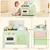 Homestar Igralni Kuhinjski Set 60x316x58 cm Zelen