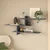HANAH HOME Zidna polica Genoa Anthracite