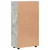 Kreveta s policom FLORIN Betonski sivi 55,5 x 29 x 100 cm