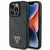 Guess zaščitni ovitek Leather Diamond Triangle Black, Iphone 15 Pro Max