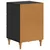 Noćni ormar s ladicama Crna 43x 41 x 66,5 cm Konstruirano drvo