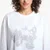 Majice Off-White Crystal Flower L/S Tee White S