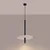 Sollux SL.1879 - Luster na sajli FELTRO 1xG9/8W/230V crna/krem