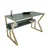 Hanah Home Radni sto Wake, 120x72,8x60 cm, Maslina-zlatne boje