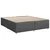 Vidaxl Box spring postelja z vzmetnico temno siva 200x200 cm blago