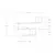 HANAH HOME Zidna polica Penne White