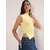 TRENDYOLMILLA Ženska bluza Twoss24Bz00534, Svetložuta
