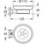 GROHE podstavek za milo z držalom Essentials Cube (40754001)